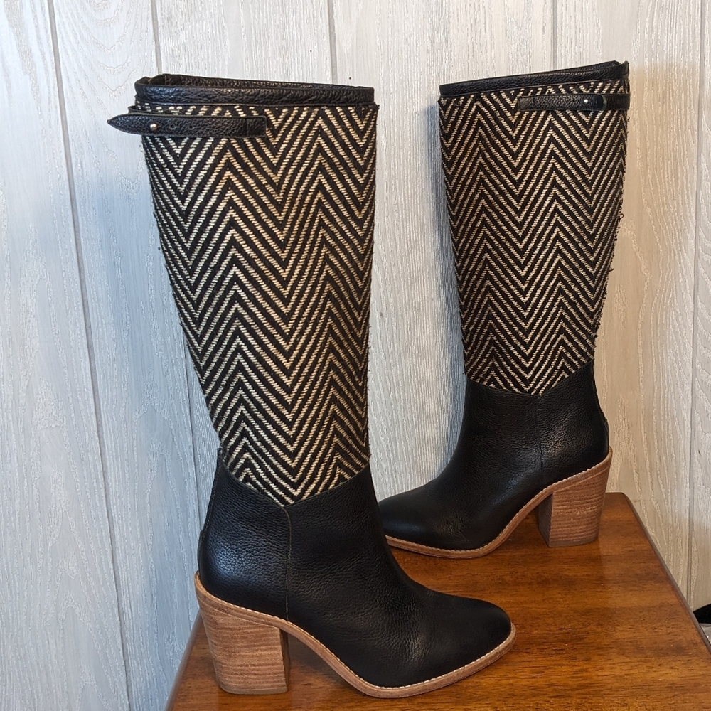 Loeffler Randall Knee-High Riding Boots "Ellis Boots" EUC SZ 9.5B